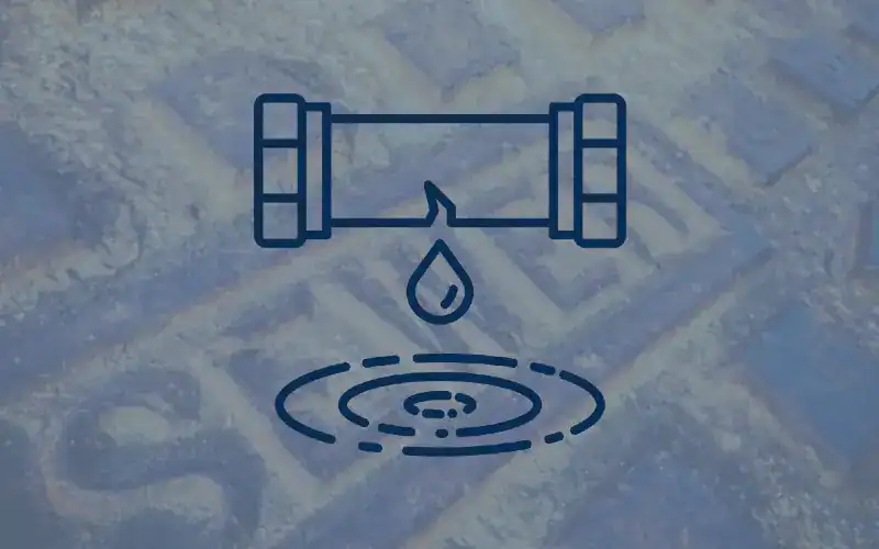 If you have a leak in your water line, we can sort it out