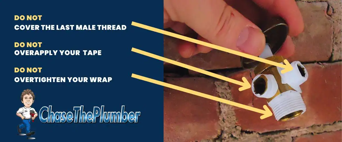 How NOT to apply teflon tape