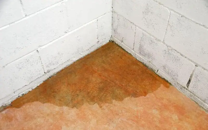 Concrete slab leaking