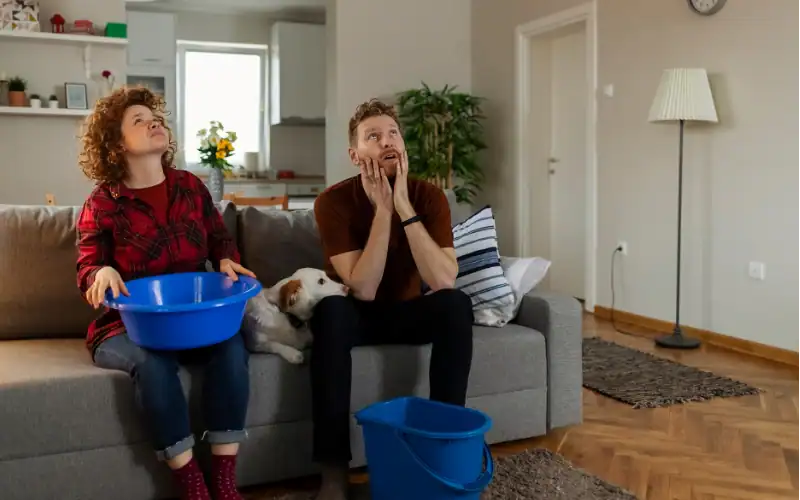 couple worried about slab leak