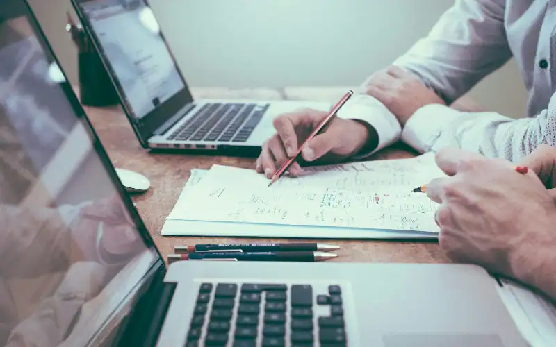 person working with insurance companies